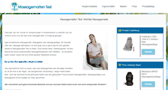 Desktop Screenshot of massagemattentest.com